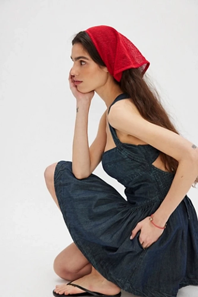 Laurel Denim Mini Dress