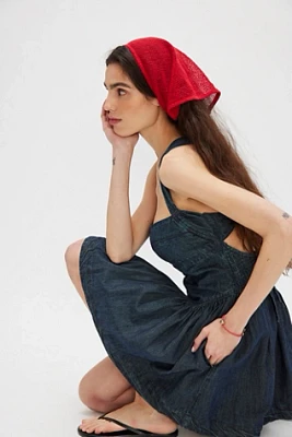 Laurel Denim Mini Dress