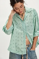 We The Free Mae Washed Eyelet Shirt