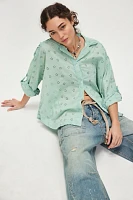 We The Free Mae Washed Eyelet Shirt
