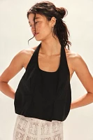 Melted Away Cotton-Linen Top