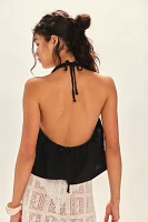 Melted Away Cotton-Linen Top