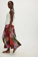 Madras That Linen Maxi Skirt