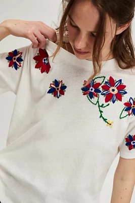 Petal Stitch Tissue Tee