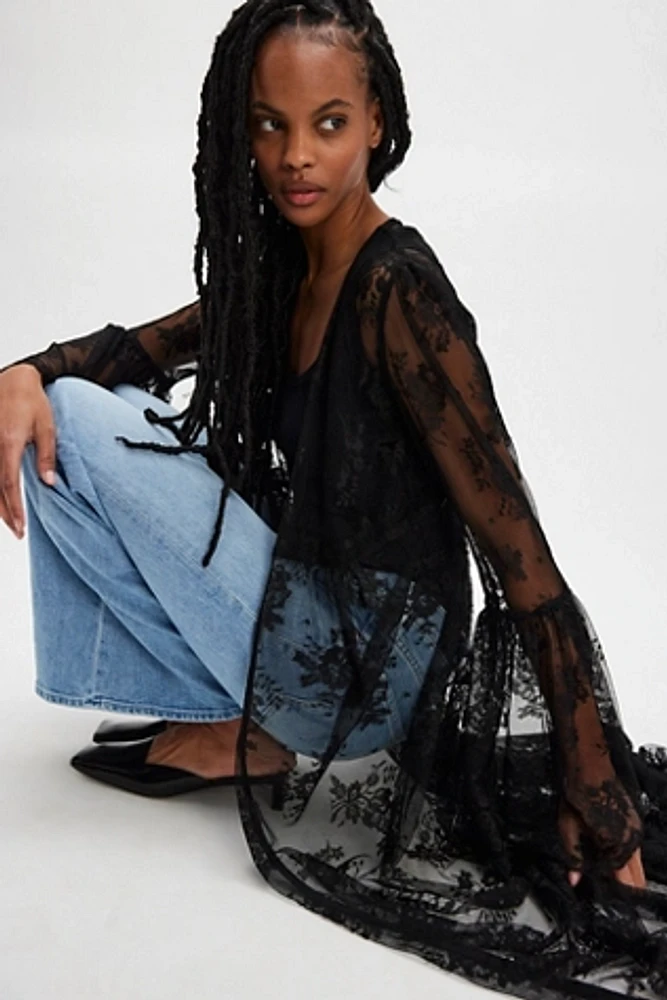 Bohemian Bond X Free People Lace Duster