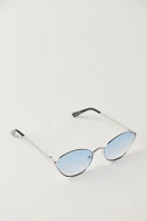 Ashley Metal Cat-Eye Sunglasses
