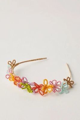 Zinnia Beaded Hard Headband