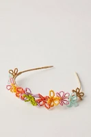 Zinnia Beaded Hard Headband