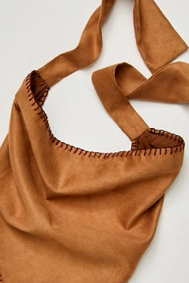 Valentine Faux Suede Hair Scarf