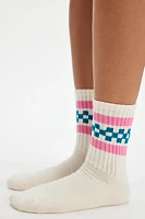 Retro Check Socks