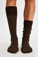 Tall Color Block Socks
