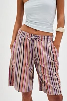 Saylor Poplin Stripe Shorts