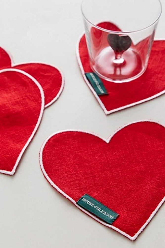 Heart Cocktail Napkins