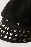 Studded Avery Leather Hat