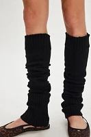 Extra Long Ribbed Knit Leg Warmers