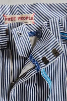Buckle Back Stripe Trousers