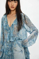 Samantha Chiffon Maxi Top