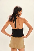 Khloe Smocked Halter Top