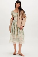 Honeysuckle Printed Midi Dress