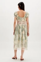 Honeysuckle Printed Midi Dress