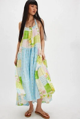 Patched And Pretty Midi Dress