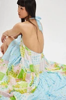 Patched And Pretty Midi Dress