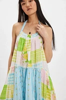 Patched And Pretty Midi Dress