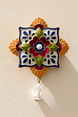 Fiona Tile Brooch