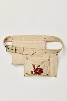 Cabbage Rose Pocket Belt