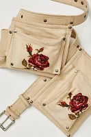 Cabbage Rose Pocket Belt