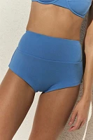 Zulu & Zephyr Textured Boyshort Bikini Bottoms