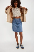 Suzy Stripe Denim Midi