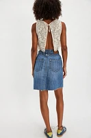 Suzy Stripe Denim Midi