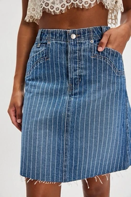 Suzy Stripe Denim Midi