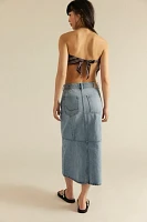 We The Free Midas Denim Midi Skirt