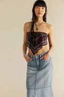 We The Free Midas Denim Midi Skirt
