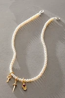 Pamela Love Pearl Charm Necklace