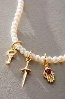 Pamela Love Pearl Charm Necklace