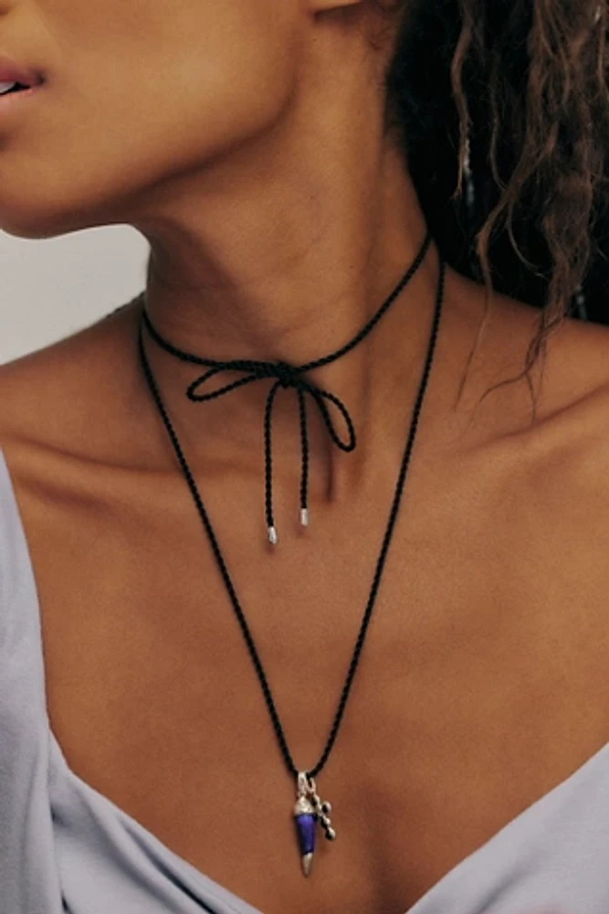 Pamela Love Silk Charm Necklace
