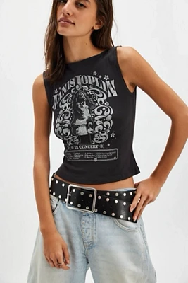 Janis Joplin Concert Boatneck Tank