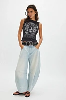 Janis Joplin Concert Boatneck Tank