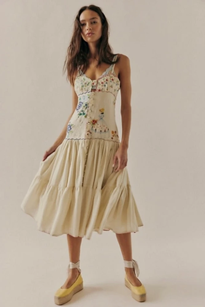 Bali Forget Me Not Midi Dress
