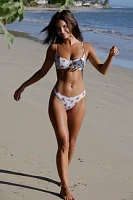 Frankies Bikinis Dove Printed Bikini Bottoms