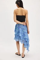 Heather Ruffle Cascade Skirt