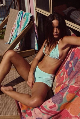 free-est Dixie Embroidered Swim Shortie