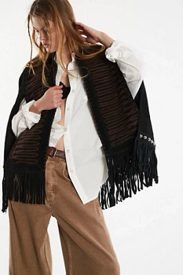 Understated Leather x FP Suede Poncho