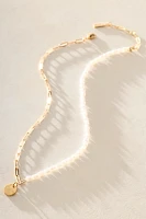 Lilli Pearl & Chain Necklace