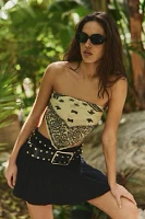 Drew Pucker Check Skirt Set