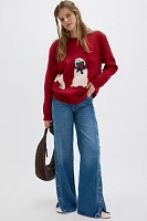 House of Sunny Puppy Love Crew Sweater