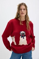 House of Sunny Puppy Love Crew Sweater